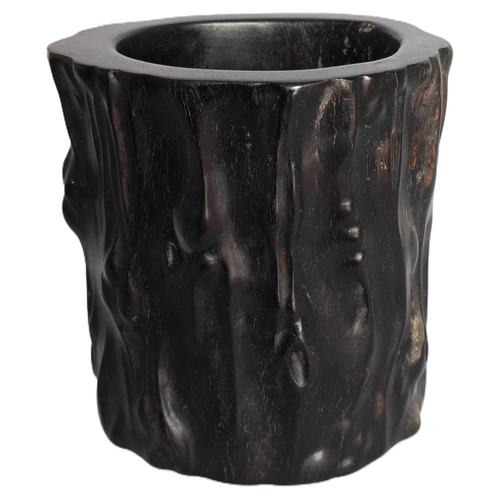 Chinese Brush Pot - Carved