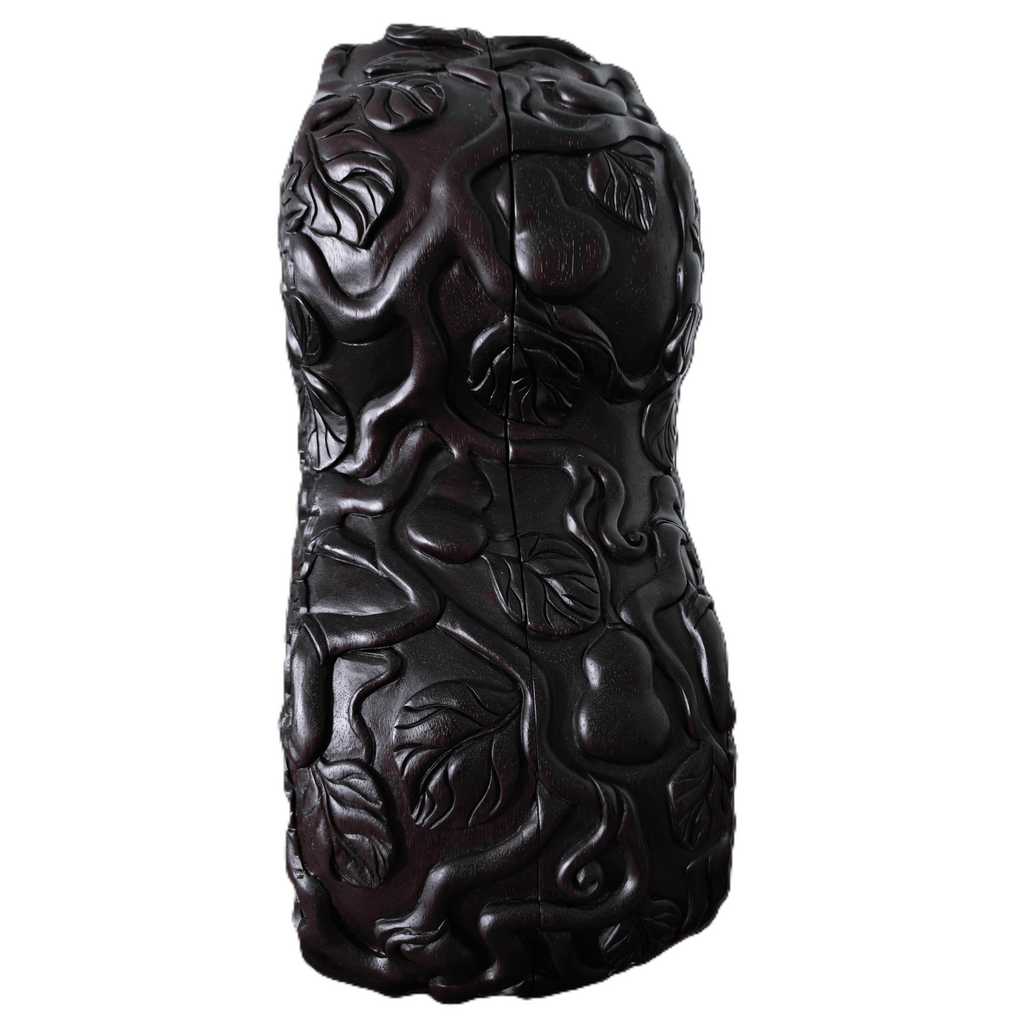 Bottle Gourd Shape Wood Carving