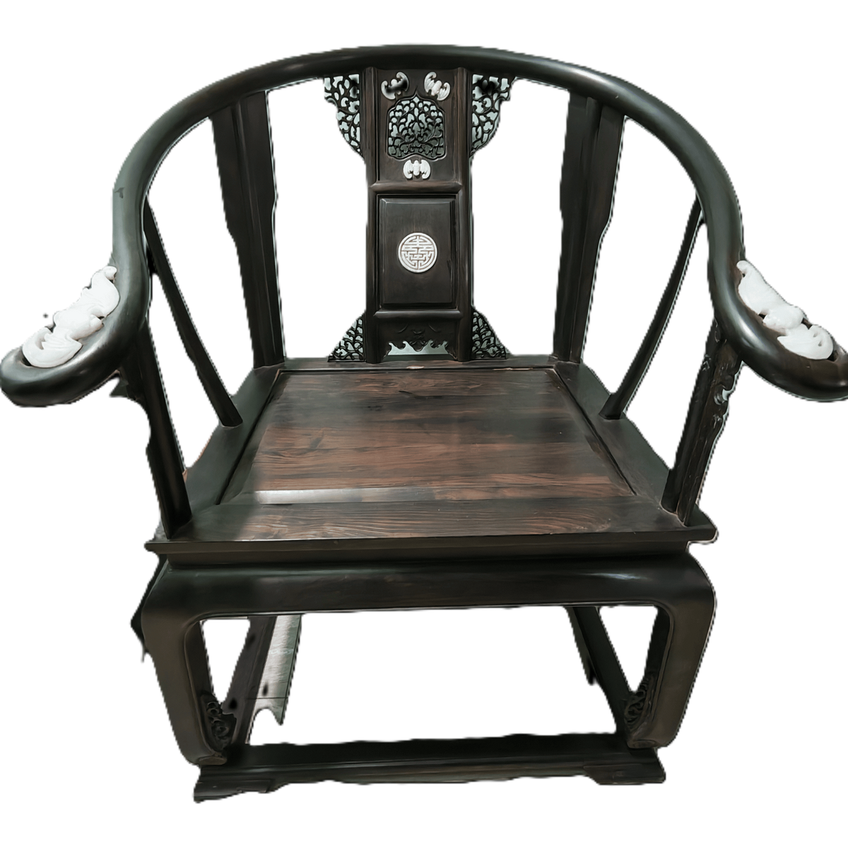 Chinese Style Horseshoe Chair Set