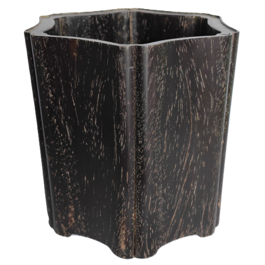 Chinese Brush Pot - Hexagon Shaped