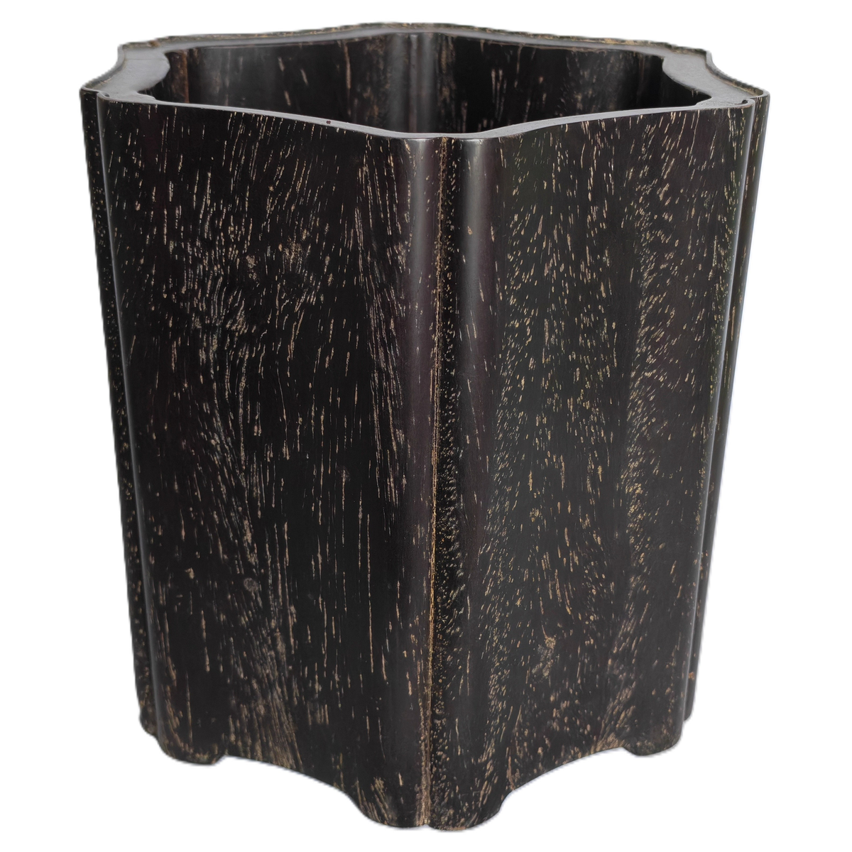 Chinese Brush Pot - Hexagon Shaped