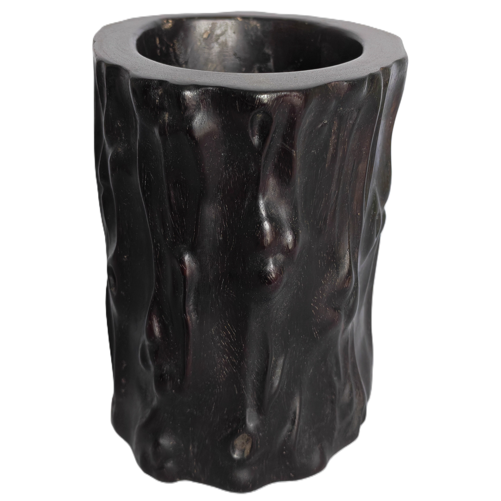 Chinese Brush Pot - Carved