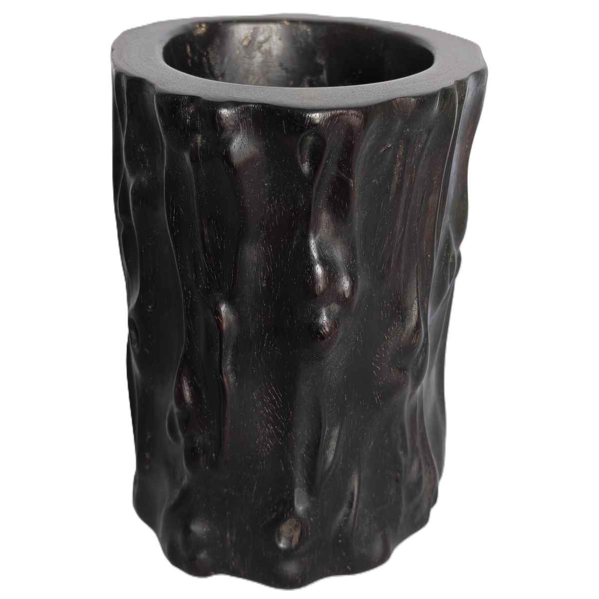 Chinese Brush Pot - Carved