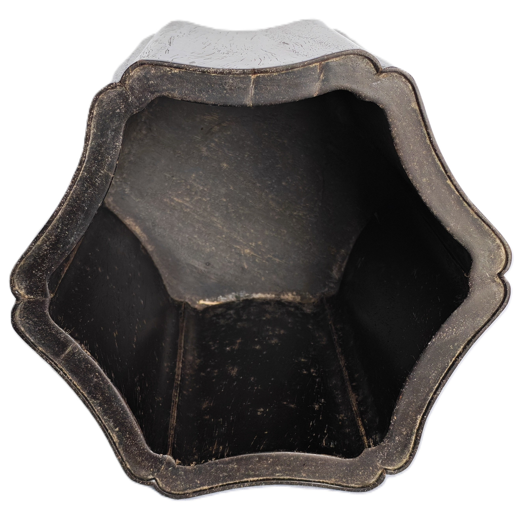 Chinese Brush Pot - Hexagon Shaped
